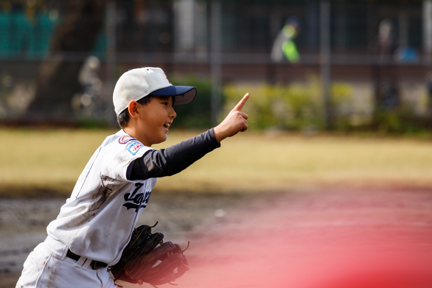 親睦リーグ戦のひとこま