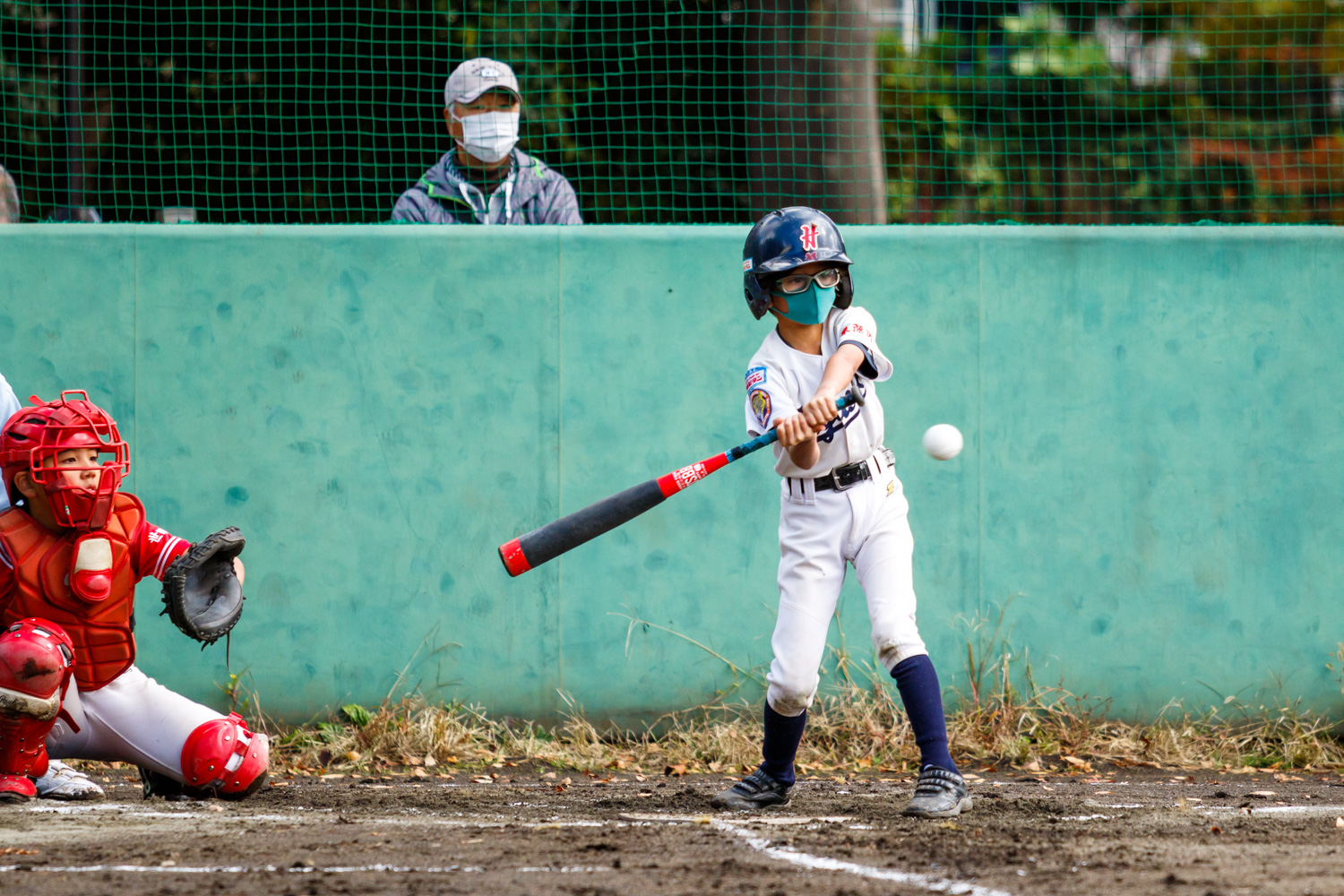 親睦リーグ戦のひとこま