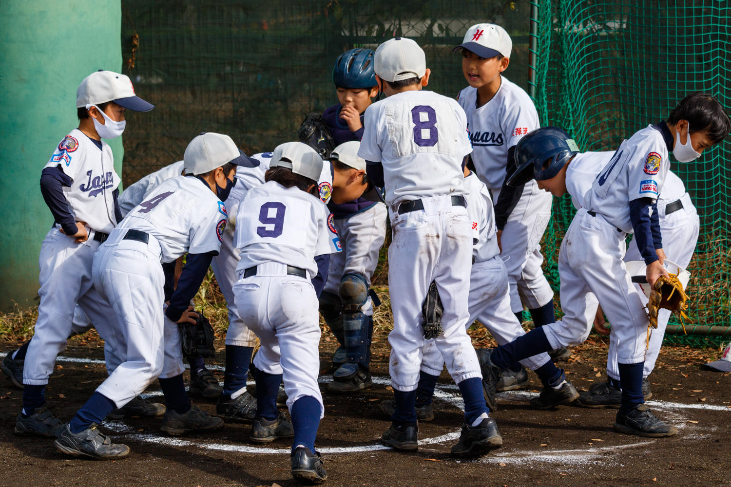 親睦リーグ戦のひとこま